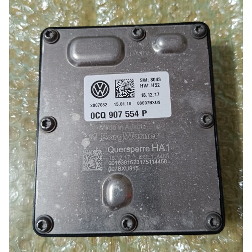 0CQ907554P Front differential lock control unit